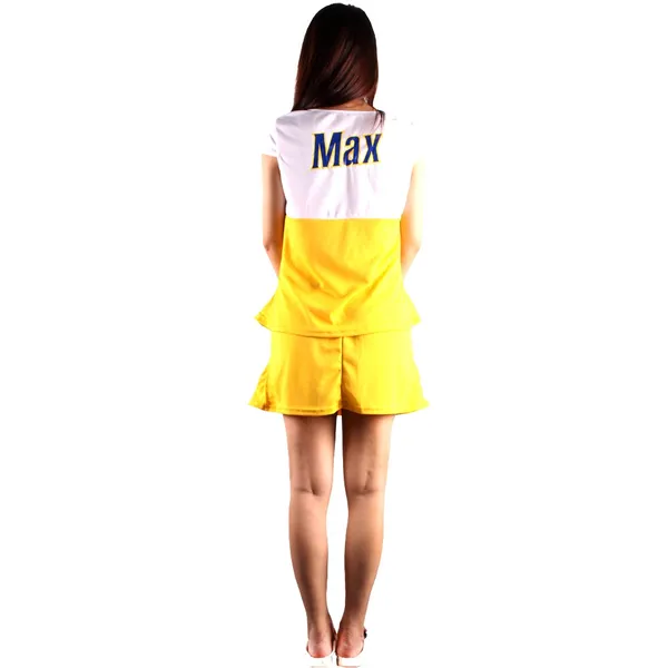 Kaamastra_Yellow_Casual_Dress_V_Neck_Mini_Skirts_For_Women