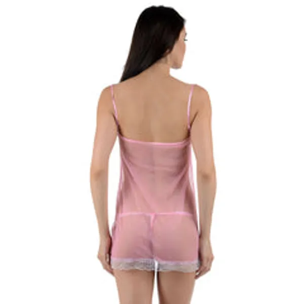 Kaamastra_Women_See_Through_Pink_Sleepwear_Babydoll