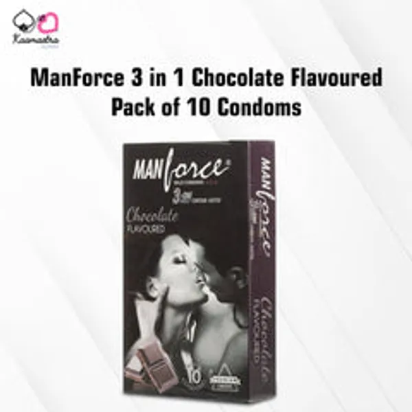 Manforce_3_In_1_Chocolate_Flavoured_Pack_Of_10_Condoms
