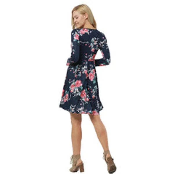 Kaamastra_Long_Sleeves_O_Neck_Fashion_Autumn_Winter_Dress