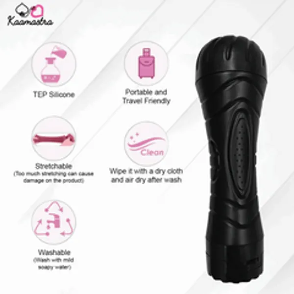 Kaamastra_Men_S_Realistic_Vibrating_Pussy_With_Battery