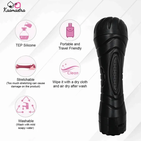 Kaamastra_Men_S_Realistic_Vibrating_Pussy_With_Battery