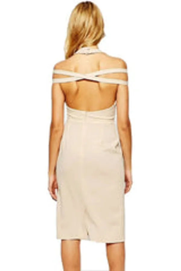 Kaamastra_Pencil_Fitting_Sexy_Shoulderless_Dress
