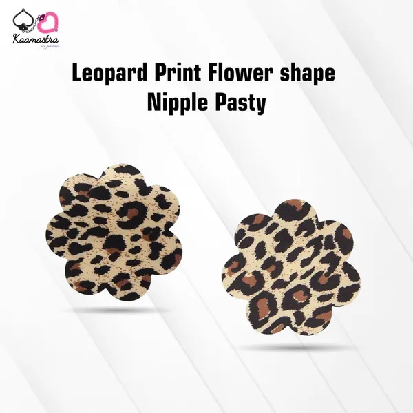 Kaamastra_Leopard_Print_Flower_Shape_Nipple_Pasty
