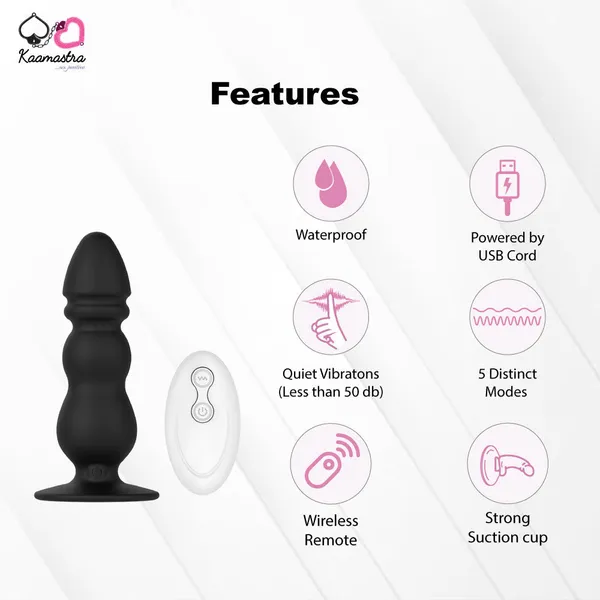 Kaamastra_Vibrating_Anal_Plug_With_Remote