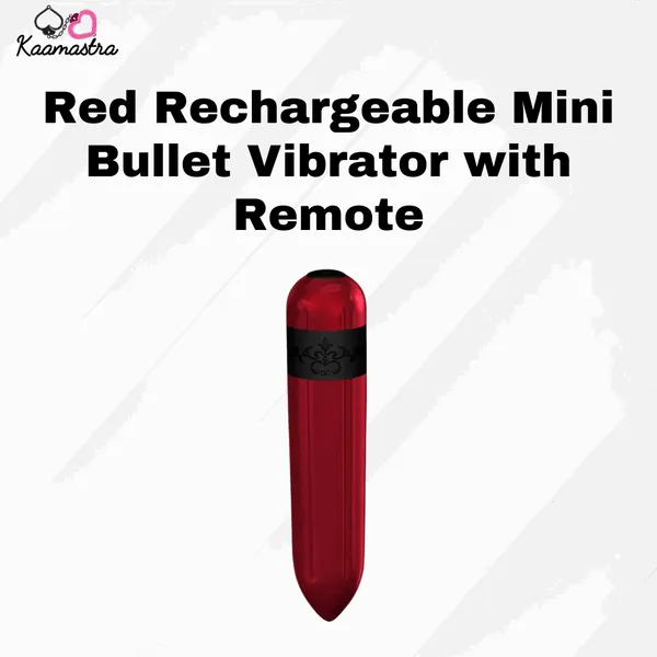 Kaamastra_Red_Rechargable_Mini_Bullet_Vibrator_With_Remote