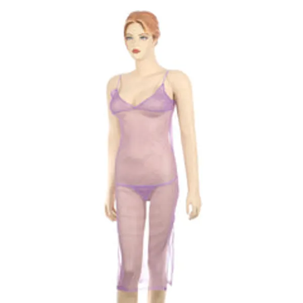 Kaamastra_Women_Sexy_Long_See_Through_Purple_Gown