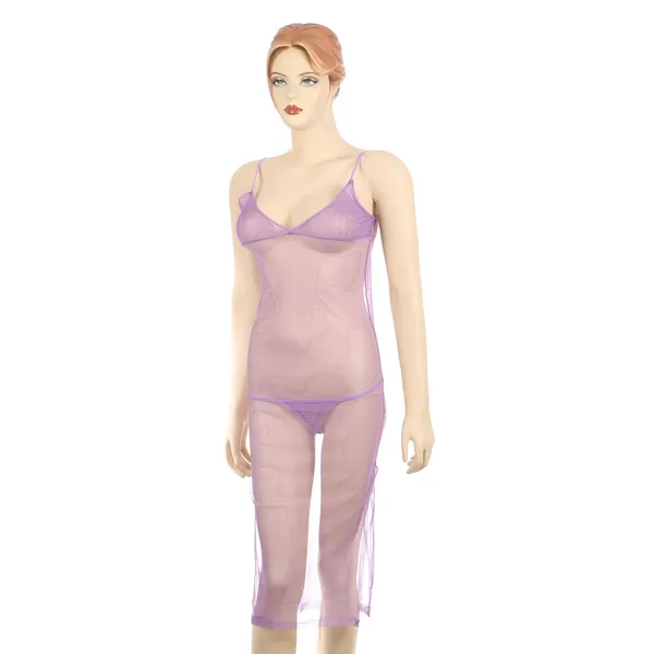 Kaamastra_Women_Sexy_Long_See_Through_Purple_Gown