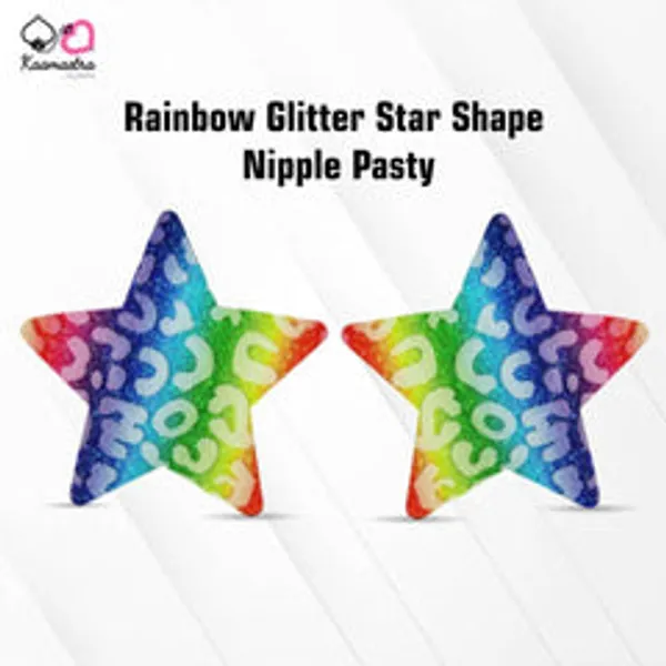 Kaamastra_Rainbow_Glitter_Star_Shape_Nipple_Pasty