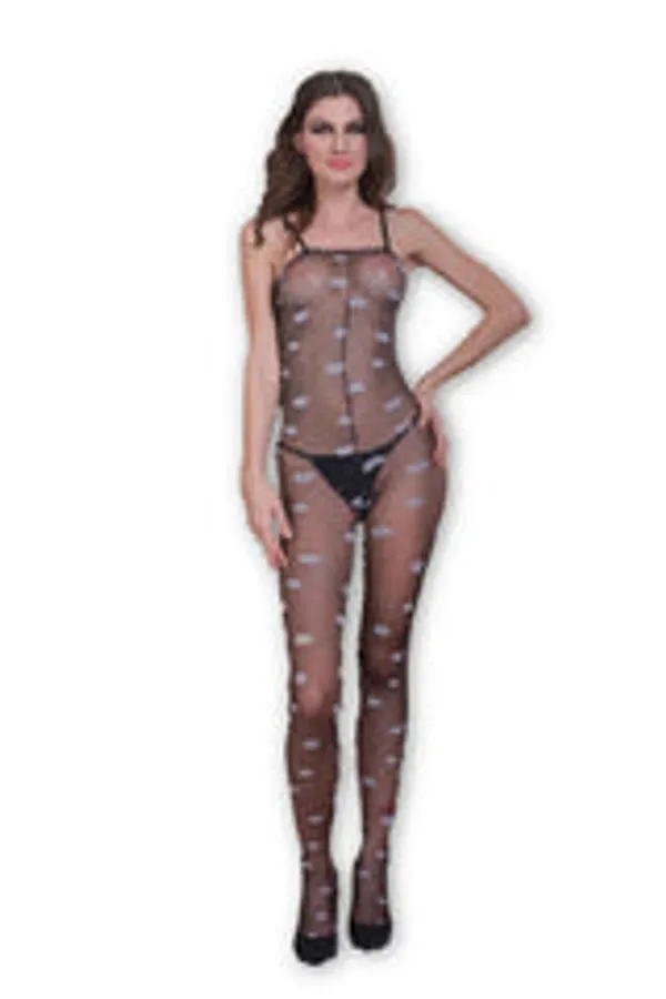 Kaamastra_Hollow_Printed_Bodystockings_Free_Thong
