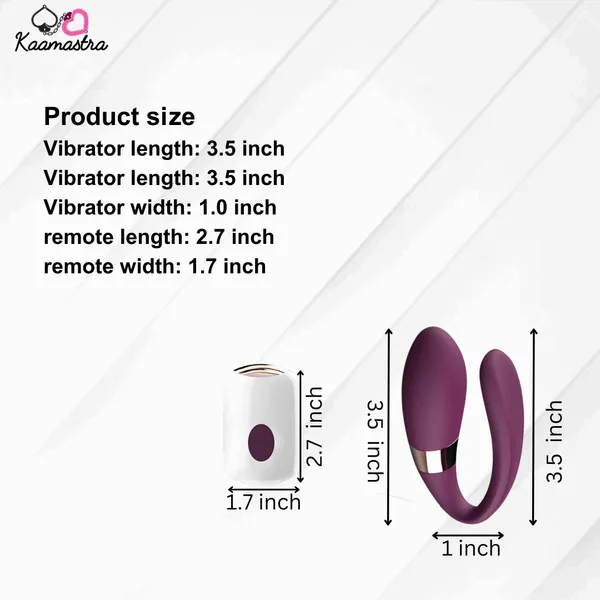 Kaamastra_U_Shape_Remote_Waterproof_Vibrator