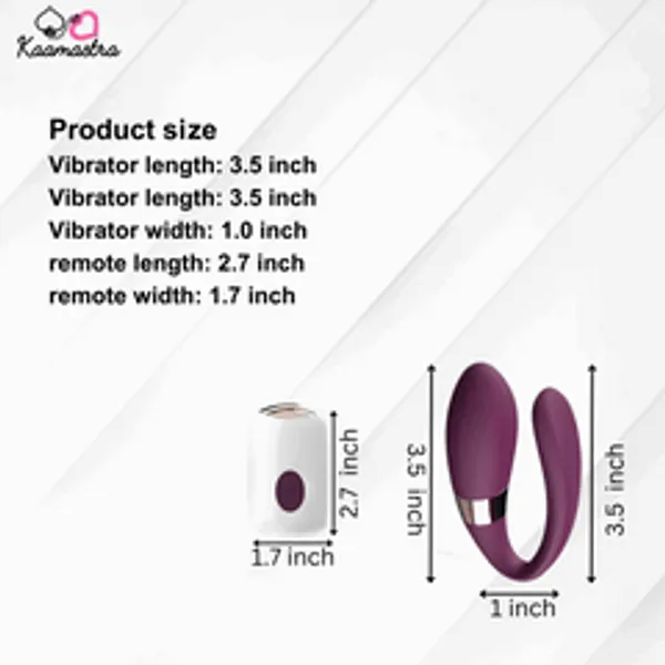 Kaamastra_U_Shape_Remote_Waterproof_Vibrator