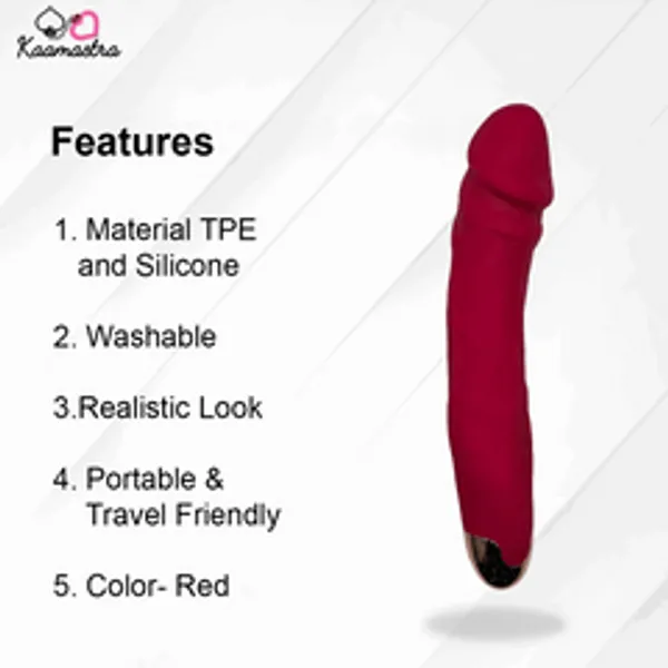 Kaamastra_S_Brown_Silicone_Realistic_Dildo_Vibrator