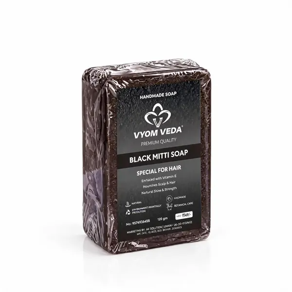 Vyom_Veda_Black_Mitti_Clay_Hair_Soap