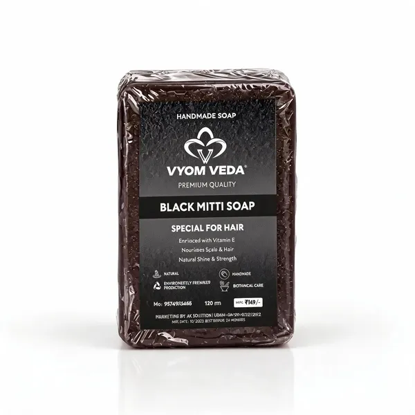 Vyom_Veda_Black_Mitti_Clay_Hair_Soap