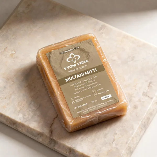 Vyom_Veda_Multani_Mitti_Fuller'S_Earth_Handmade_Soap
