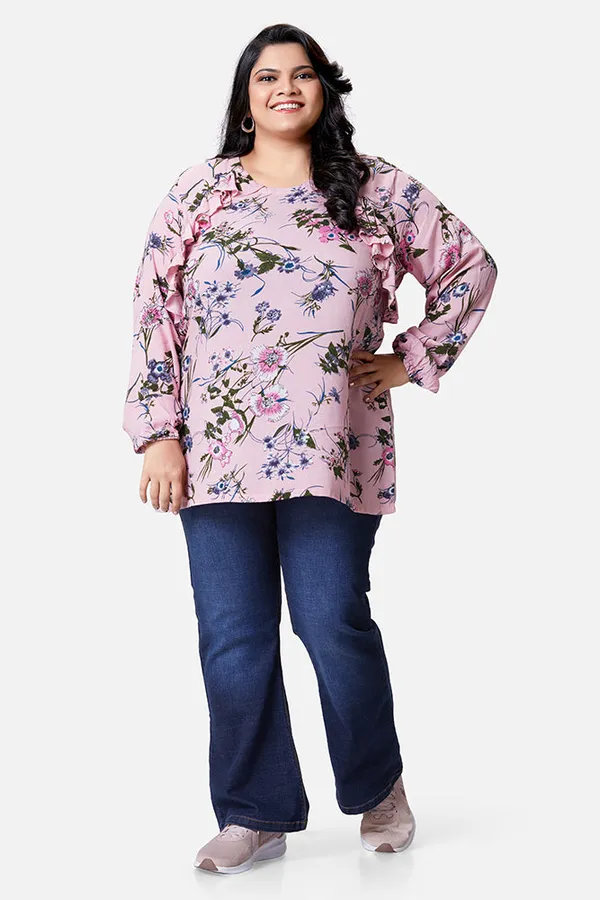 Pink_Rayon_Floral_Full_Sleeve_Top_For_Women