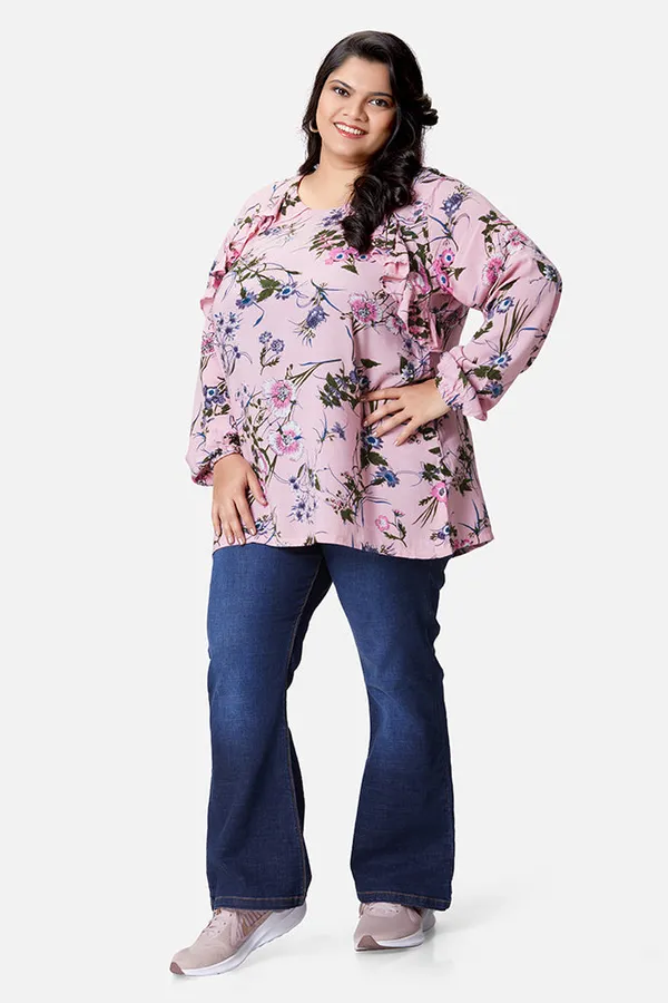 Pink_Rayon_Floral_Full_Sleeve_Top_For_Women