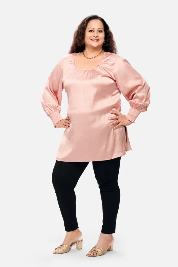 Light_Pink_Satin_Relaxed_Fit_Top_For_Women