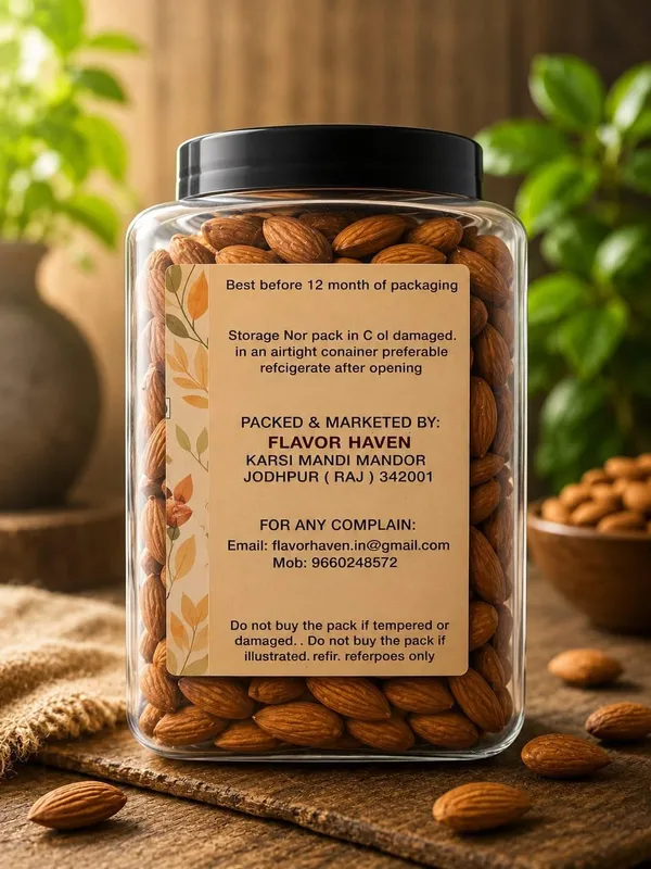 Flavor_Haven_Raw_Almond_Kernels_Badam_Giri_Vacuum_Packed_1Kg
