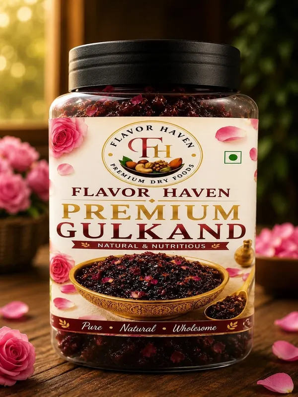 Flavor_Haven_Desi_Rose_Gulkand_Sun-Cooked_Rose_Petal_Preserve_1Kg