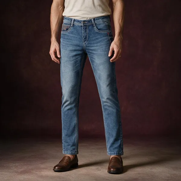 Blue_Denim_Narrow_Fit_Jeans_For_Men