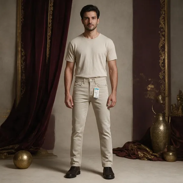Beige_Narrow_Fit_Trousers_for_Men