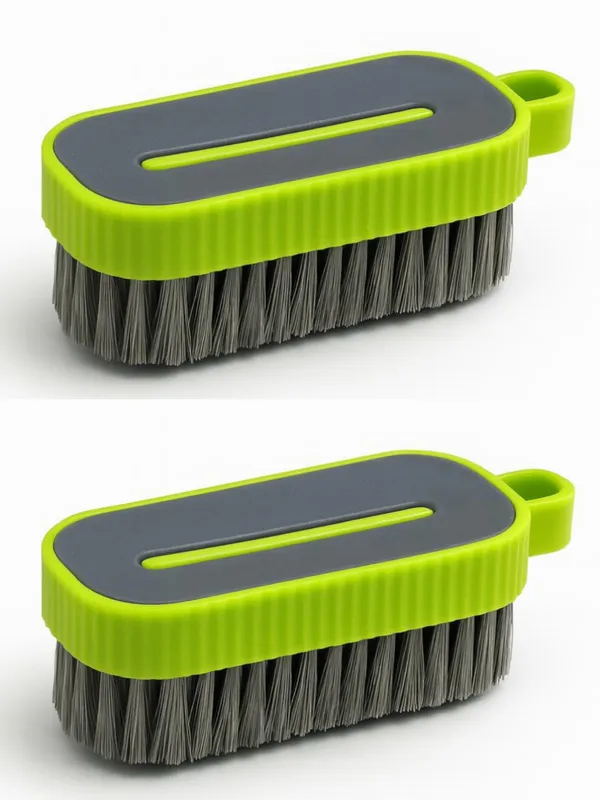 Plastic_Everyday_Solid_Green_Cleaning_Brush_Set_Pack_Of_4