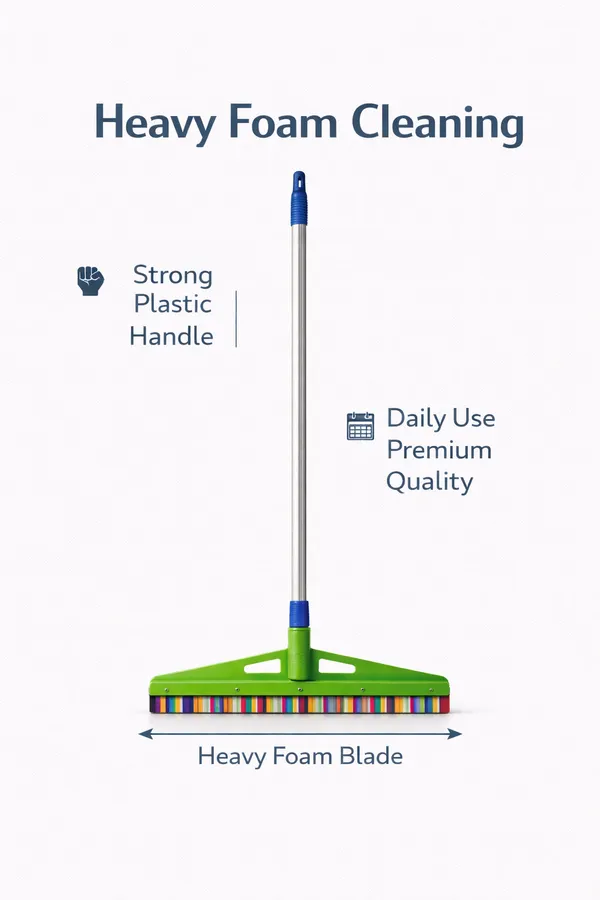 Plastic_Heavy_Foam_Green_Floor_Wiper_Metal_Handle