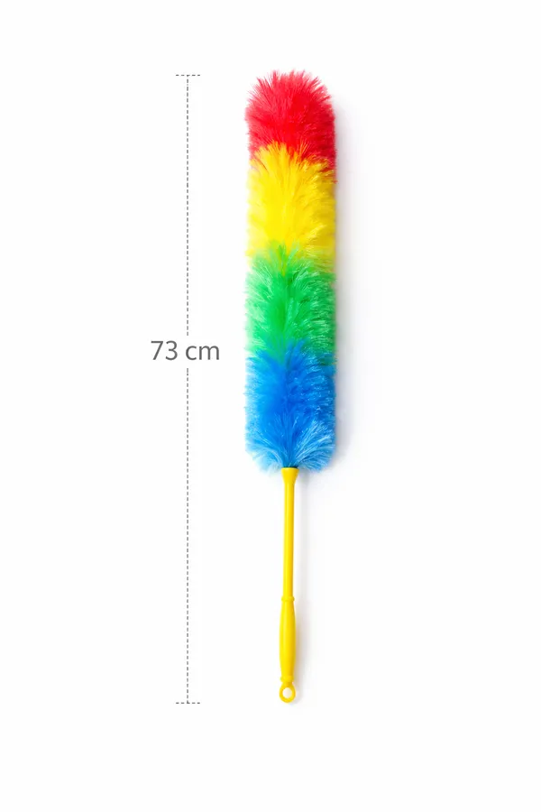 Feather_Multicolour_Fluffy_Duster_With_Handle