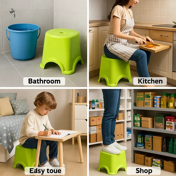 Plastic_Modern_Solid_Lime_Green_Utility_Stool
