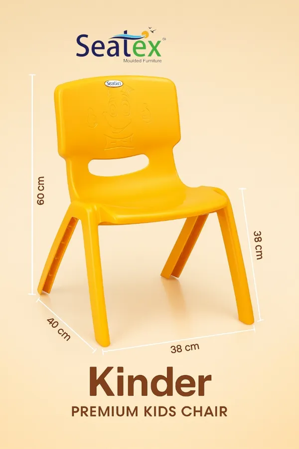Plastic_Yellow_Embossed_Kids_Chair