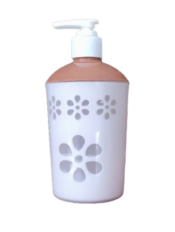 Plastic_Decorative_Floral_Lavender_Soap_Dispenser