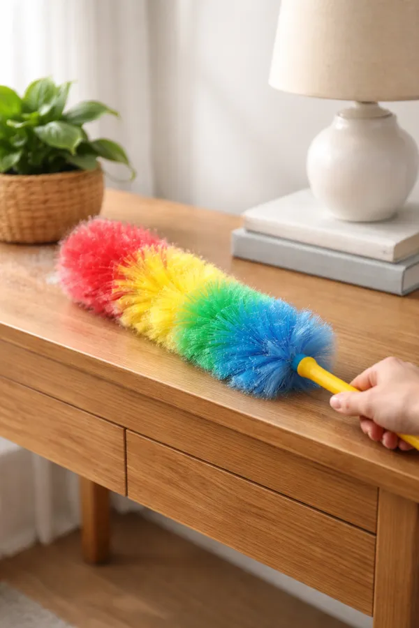 Feather_Multicolour_Fluffy_Duster_With_Handle