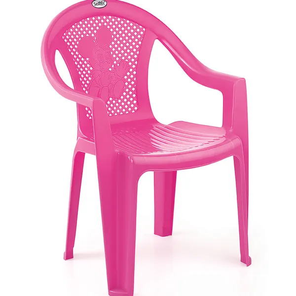 Pink_Plastic_Kids_Chair