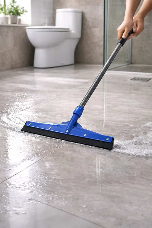 Plastic_Blue_Rubber_Blade_Floor_Wiper_4_Feet_Handle