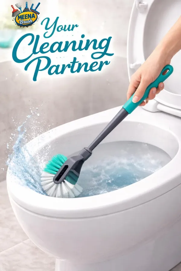 Plastic_Turquoise_Angled_Head_Long_Handle_Toilet_Brush