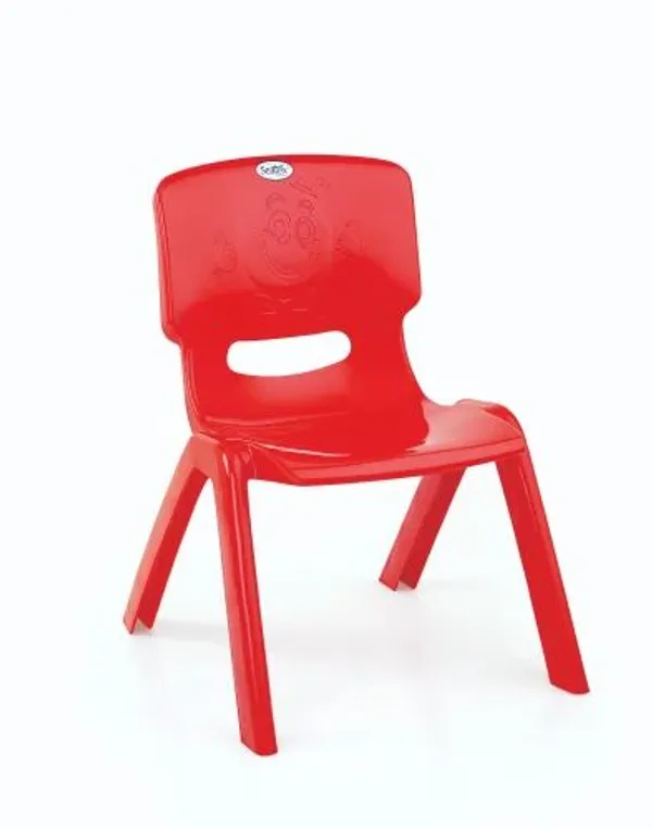 Plastic_Red_Four-Leg_Kids_Chair