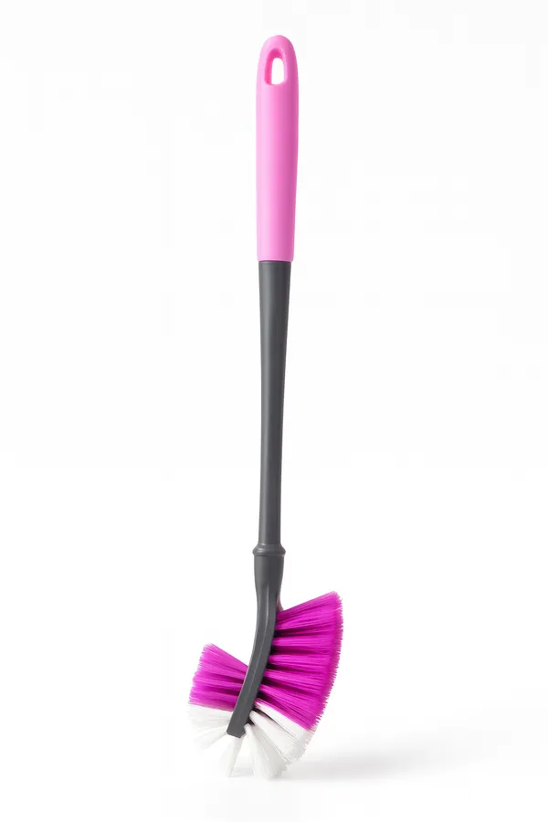 Plastic_Pink_Long_Handle_Cleaning_Brush_Set_Of_3