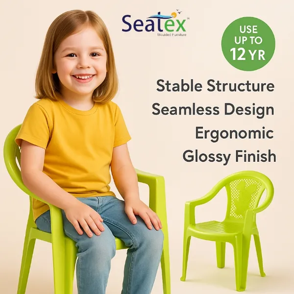 Green_Plastic_Kids_Chair