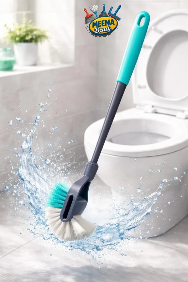Plastic_Turquoise_Angled_Head_Long_Handle_Toilet_Brush