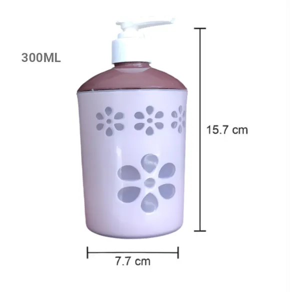 Plastic_Decorative_Floral_Lavender_Soap_Dispenser