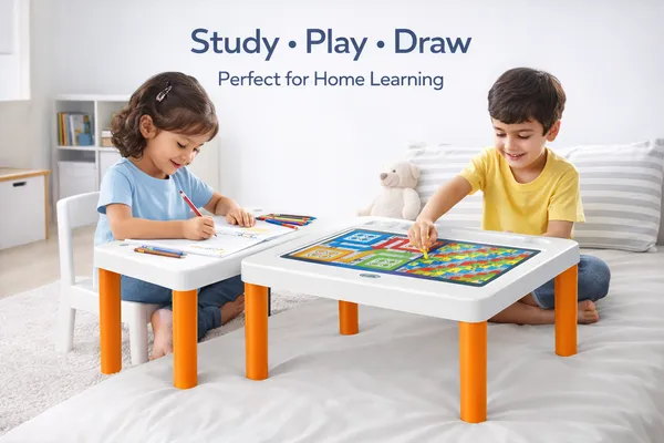 Plastic_White_Orange_Ludo_Print_Kids_Activity_Table