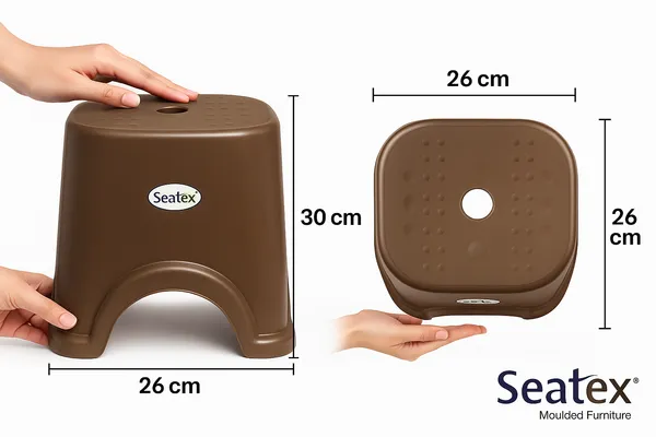 Plastic_Moulded_Brown_Square_Utility_Stool