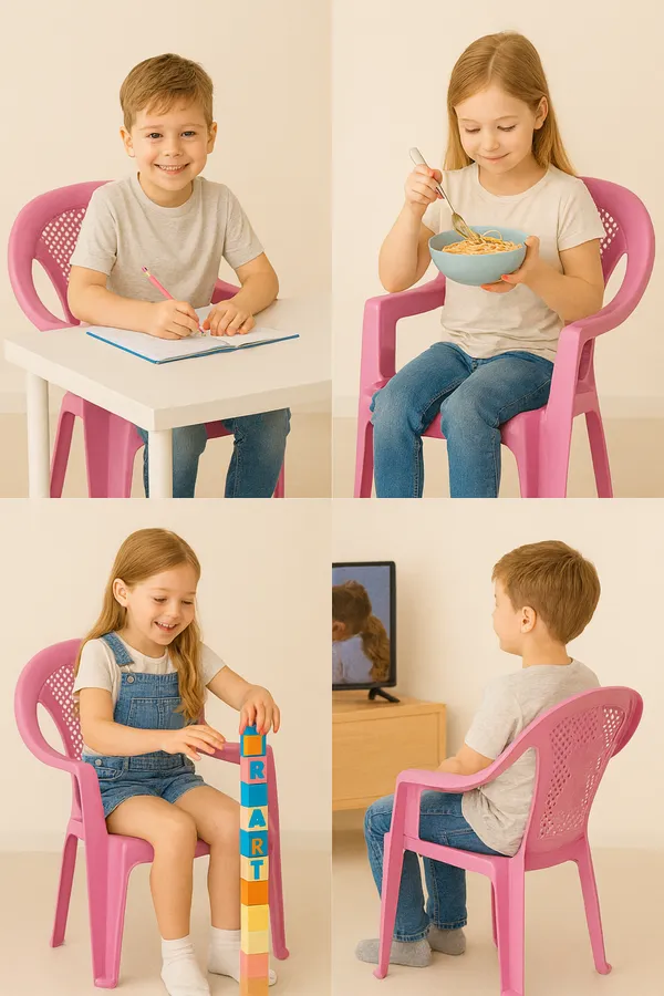 Pink_Plastic_Kids_Chair