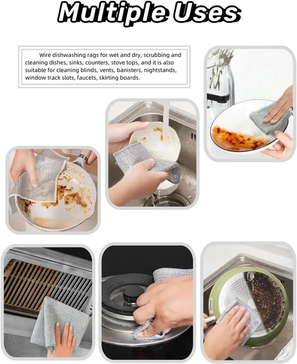 Steel_Wire_Silver_Non-Scratch_Dish_Cloth_Set_Pack_Of_6