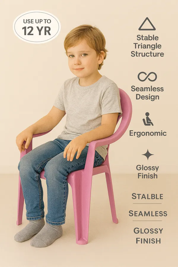 Pink_Plastic_Kids_Chair