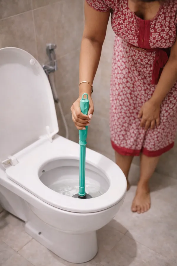 Rubber_Green_Long_Handle_Toilet_Plunger