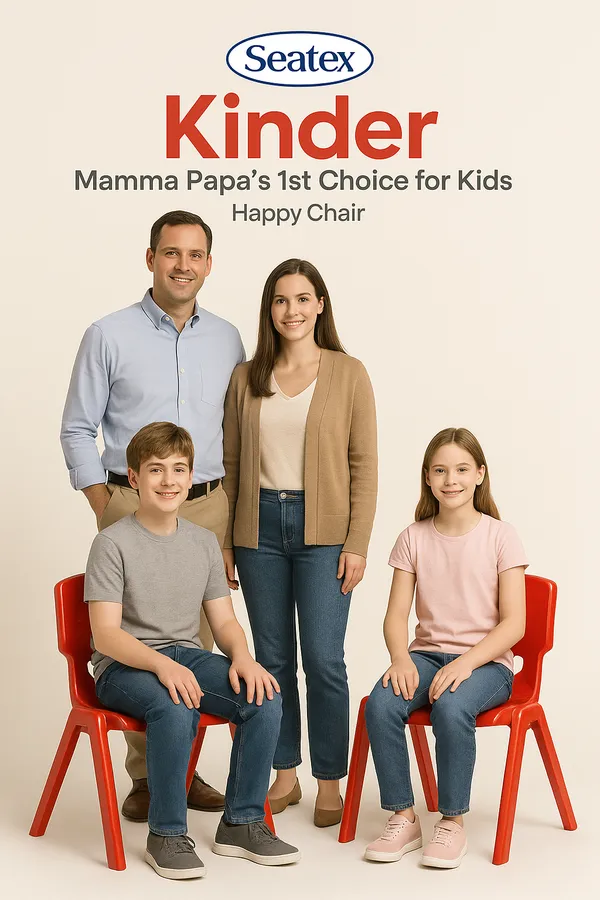 Plastic_Red_Four-Leg_Kids_Chair