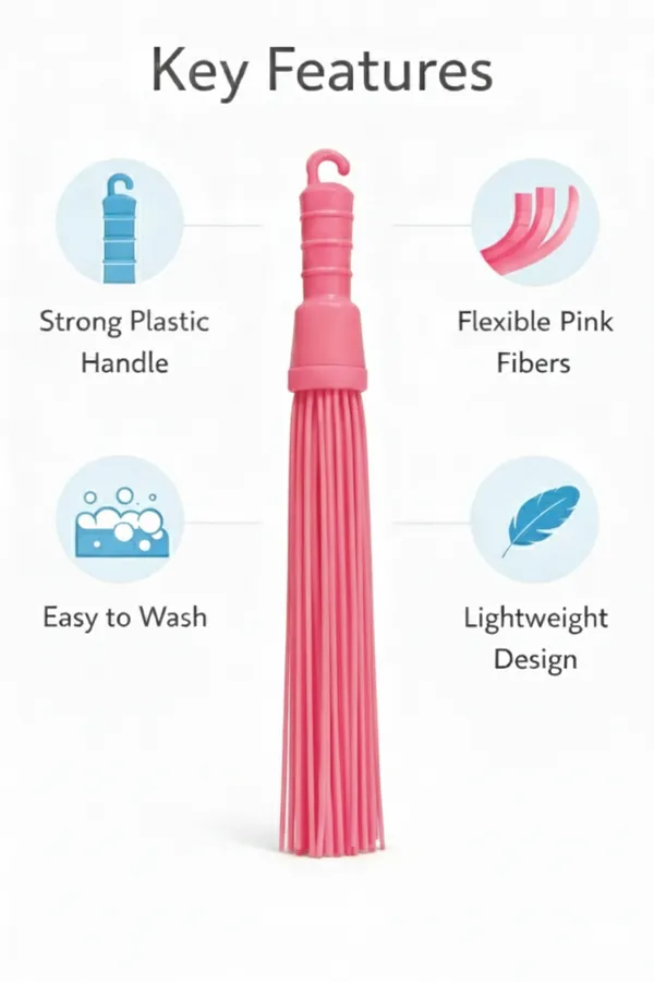 Plastic_Long_Handle_Pink_Bathroom_Cleaning_Brush_50Cm